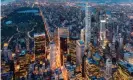  ??  ?? Midtown Manhattan from above at twilight, including 432 Park Avenue. Photograph: Yukinori Hasumi/Getty Images