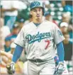  ?? Tannen Maury EPA ?? ALEX GUERRERO holds little value to Dodgers because of defensive shortcomin­gs.
