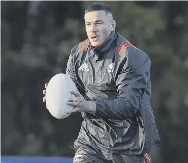  ??  ?? 0 New Zealand’s Sonny Bill Williams trains at Peffermill, Edinburgh, yesterday.