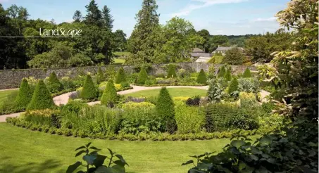  ??  ?? Once an overgrown patch, the Upper Walled Garden’s new layout is the work of respected garden designer Penelope Hobhouse.