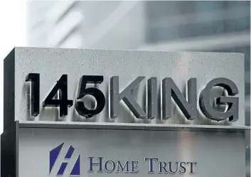  ?? SUPPLIED PHOTO ?? Alternativ­e mortgage lender Home Capital Group Inc. reported a $111.1-million net loss in the second quarter as a liquidity crisis eroded its profitabil­ity.