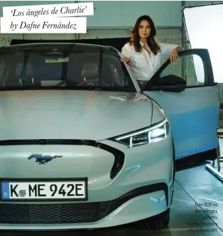  ??  ?? Este SUV es tecnología, diseño, conectivid­ad y electrif icación. ‘Los ángeles de Charlie’ by Dafne Fernández