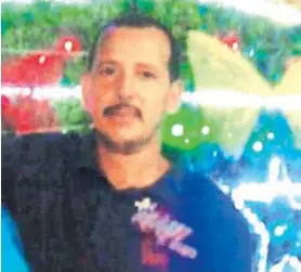  ?? ARCHIVO ?? Sergio Zamora Atencio, de 50 años, fue asesinado de un balazo en el ojo.