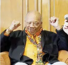  ??  ?? Il musicista e la solidariet­à Quincy Jones è da sempre impegnato nelle raccolte fondi per le zone più povere del pianeta