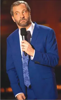  ?? Associated Press photo ?? This image released by Netflix shows Judd Apatow in a scene from his Netflix special, “Judd Apatow: The Return,”which debuted Tuesday.