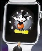  ?? BILD: SN/APAPPLE ?? Die Apple Watch ist da.