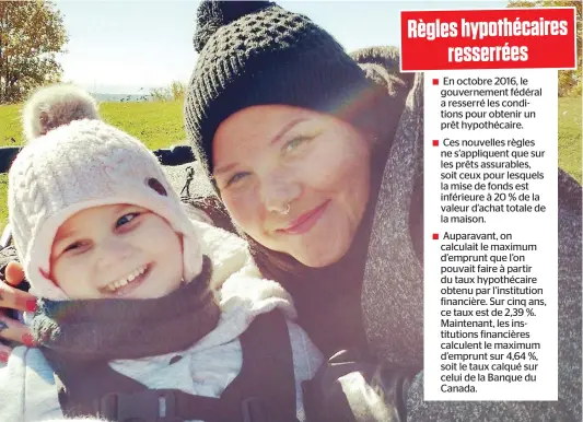  ?? PHOTO COURTOISIE ?? Mélanie Castonguay espère amasser 25 000 $ afin de conserver sa maison, qui est adaptée pour sa fille handicapée, Léonie.