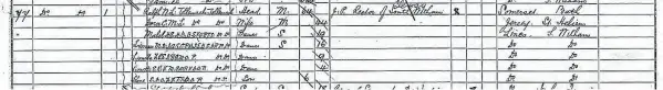  ?? IMAGE: WIKIMEDIA COMMONS ?? An entry from the 1891 census.