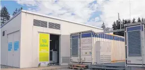  ??  ?? In der Aufbereitu­ngsanlage von Thüga Energie werden jährlich ca. 25 Mi0. kWh Biogas erzeugt.