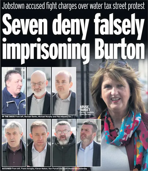  ??  ?? ABUSE TARGET Former Tanaiste Joan Burton