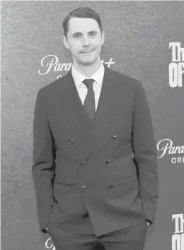  ?? KEVIN WINTER/GETTY ?? British actor Matthew Goode, who plays Paramount Pictures executive Robert Evans, attends the premiere of the series “The Offer” on April 20 in Los Angeles.