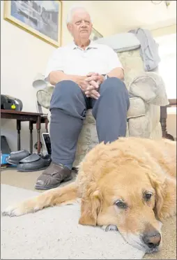  ?? Picture: Andy Payton ?? Disabled Mr Beal with his faithful companion