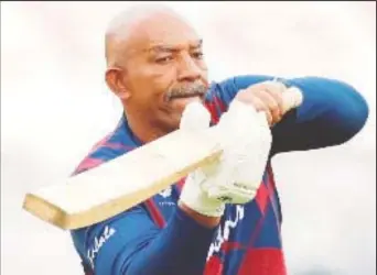  ??  ?? Head coach Phil Simmons … says specific improvemen­ts required in batting.