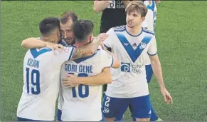  ?? Foto: santi n.g. ?? El gol de Adri Gené sirvió al europa para lograr su octava victoria seguida