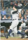  ??  ?? El RF Aaron Judge tiene 115 BXB, nuevo récord para un novato en la Liga Americana.