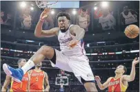  ?? AP PHOTO ?? DeAndre Jordan re-signed with the Los Angeles Clippers on Thursday.