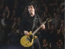  ?? RICHARD LAUTENS/TORONTO STAR VIA GETTY IMAGES ?? Green Day front man Billie Joe Armstrong at the ACC Thursday night.