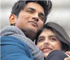  ??  ?? Sushant Singh Rajput and Sanjana Sanghi in Dil Bechara.