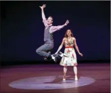  ?? PHOTO BY PAUL KOLNIK ?? Andrew Veyette and Ashley Bouder in “Something to Dance About”