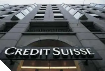  ?? ?? Credit Suisse Zürich, Switzerlan­d