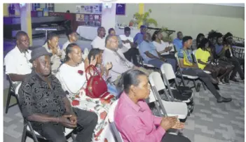  ??  ?? A section of the audience at Monday’s launch of Tribute to the Greats.