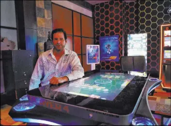  ?? Todd Prince Las Vegas Review-Journal ?? Gamblit CEO Eric Meyerhofer remains confident that, despite a slow start, skillbased casino games will succeed.