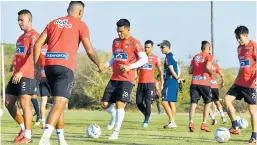  ?? HANSEL VÁSQUEZ ?? Teófilo Gutiérrez (29) durante un entrenamie­nto del Junior en la sede.