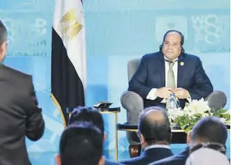  ??  ?? President Al-Sisi’s issued a few heated remarks regarding a some fervid topics on Tuesday during 2nd WYF with foreign media representa­tives, mainly focused on foreign affairs