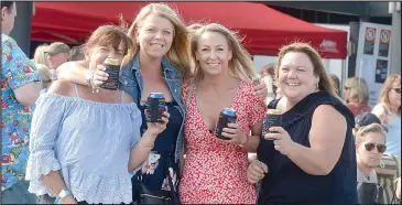  ??  ?? Lindy, Lisa, Robyn and Kelly at The Mulwala Water Ski Club’s Classic Hits Live Concert.