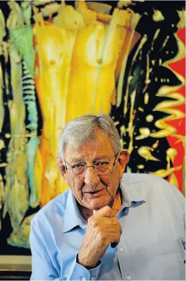  ?? Picture: MOEKETSI MOTICOE ?? ’ALMOST A GRUMPY OLD MAN’: Stephan Welz in his office