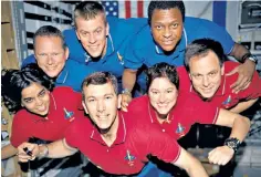  ?? ?? All seven crewmember­s aboard the Columbia space shuttle were killed in 2003