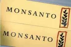  ?? FOTO: DPA ?? Das Logo des US-Saatgutkon­zerns Monsanto.