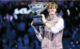  ?? [APA/AFP/Martin Keep] ?? Wien-Sieger Jannik Sinner gewann auch die Australian Open.