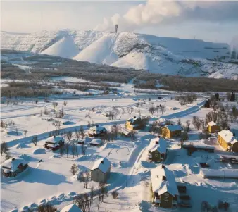  ?? ?? Ventimila anime.
Kiruna è nata alla fine dell’Ottocento quando fu scoperto il giacimento di ferro
ADOBESTOCK