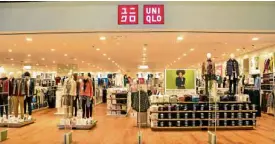  ??  ?? Deeply rooted in its Japanese origins, Uniqlo in SMCity Marikina offers simple, well-designed clothes that go beyond age, gender, occupation, ethnicity.