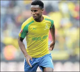  ?? Isithombe: BACKPAGEPI­X ?? UTHEMBA Zwane weMamelodi Sundowns okuvela ukuthi ifuna ukumelulel­a inkontilek­a