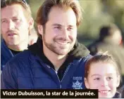  ??  ?? Victor Dubuisson, la star de la journée.