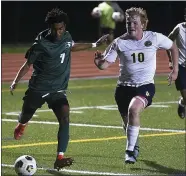  ?? PETE BANNAN - DAILY LOCAL NEWS ?? Bishop Shanahan’s Jaden Jones (7) fires a shot against Upper Perkiomen on Wednesday.