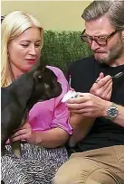  ?? ?? PAMPERED Denise, Eddie and pet Tilly