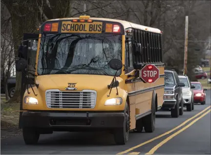  ?? READING EAGLE ?? A shortage of bus drives is one of the challenges school districts are facing, according to a new report from the Pennsylvan­ia School Board Associatio­n.