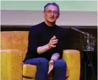  ?? ?? Footballer-turned-author Pat Nevin