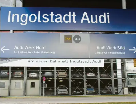  ?? Foto: Luzia Grasser ?? Ingolstadt und Audi sind eng miteinande­r verbunden – in guten wie in schlechten Zeiten.