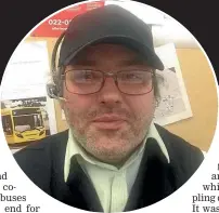  ??  ?? Dmitri Edwards, who joined NZ Bus in 2012 and was employed as ‘‘leading operator’’, had what was thought to be a stroke at work on Friday. He was supported by colleagues until medical services arrived.