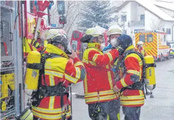  ?? FOTO: BAUCH ?? Die Feuerwehre­n sollen in Sachen Atemschutz fit bleiben.