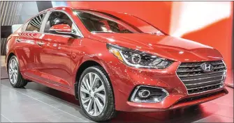  ??  ?? 2019 Hyundai Accent