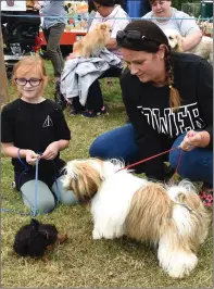  ?? All photos by Michelle Cooper Galvin ?? Leah Sutton with Cookie and Amanda Power with Jasper at Kilgarvan Show.