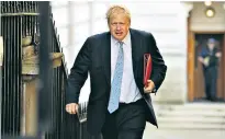  ??  ?? Sources close to Boris Johnson say he is not planning to resign