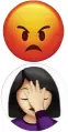  ??  ?? WARNING: Emojis ‘can blur boundaries’