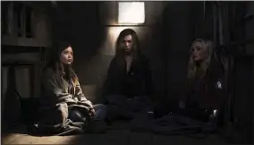  ?? COURTESY OF ABC ?? Jade Pettyjohn, left, Jesse James Keitel and Natalie Alyn Lind in a scene from “Big Sky.”