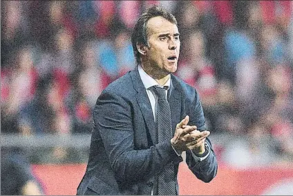  ?? FOTO: GETTY ?? Lopetegui ha empezado LaLiga con muy buen pie El ex selecciona­dor español y técnico del Madrid cuenta sus partidos por victorias